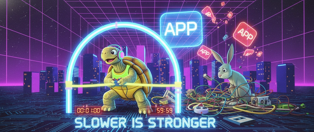 Stop Shipping Fast. Build Slow, Mature Products